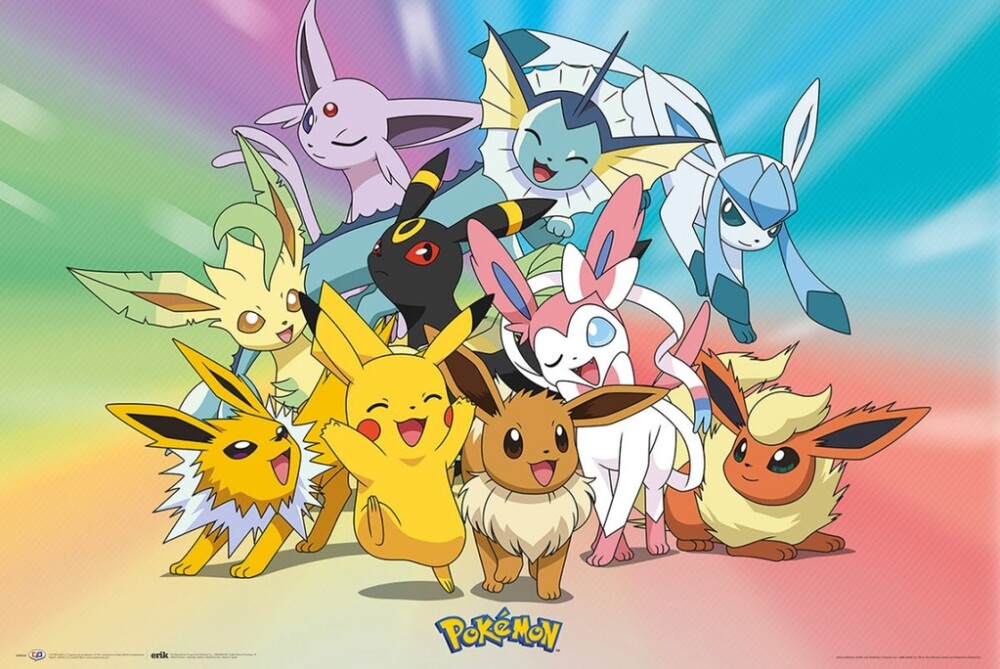 Plakat Reinders Pokemon Eeveelution 61X91,5Cm 048