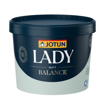 VEGGMALING JOTUN LADY BALANCE HVIT BASE 0,68L