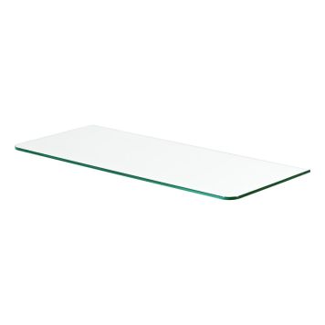 GLASSHYLLE DOLLE STANDARD 800X300X8 MM KLAR 