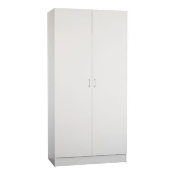 GARDEROBE HVIT 100 CM HVIT