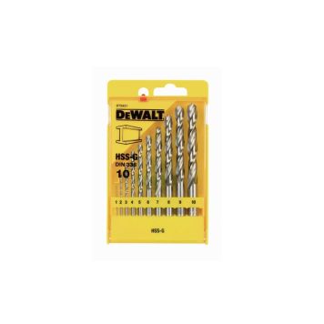 BORSETT DEWALT HSS-G 1-10MM 10STK