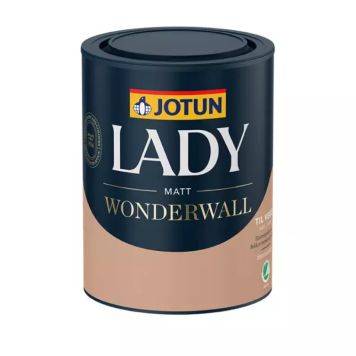 MALING JOTUN LADY WONDERWALL HVIT-BASE 0,68L