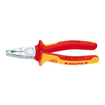 KOMBINASJONSTANG KNIPEX RØD/GUL 160MM