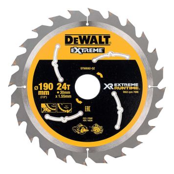 SAGBLAD DEWALT DT99562 XR EXTREME 190MMX30MM 24T