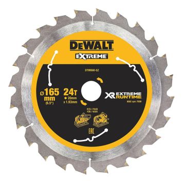 SAGBLAD DEWALT DT99560 XR EXTREME 165MMX20MM 24T