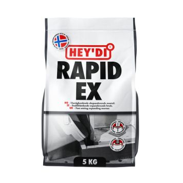 MØRTEL HEY'DI RAPID EX 5KG