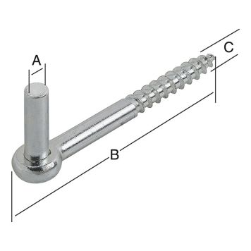 INNSKRUINGSBLOKK VORMANN GALVANISERT STÅL 13X115X12MM