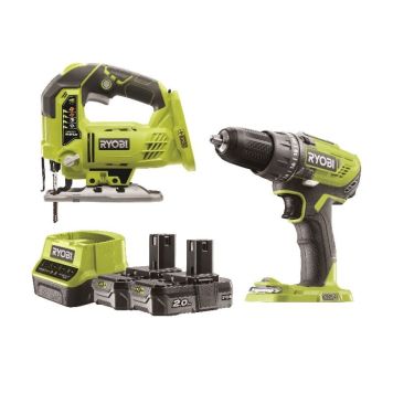 VERKTØYPAKKE RYOBI ONE+ R18DDJS-220S 18V