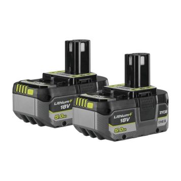 BATTERIKIT RYOBI RB1850X2F24 ONE+ 18V 2X5,0AH