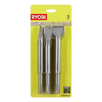 MEISELSETT RYOBI ONE+ SDS+ 3-PACK