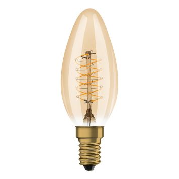 LYSSKILDE OSRAM LED KRONE 2200K E14 3,4W GULL 