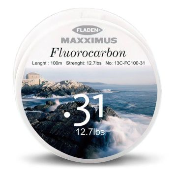 FISKELINE FLADEN MAXXIMUS FLUOROCARBON 0.26MM 100M