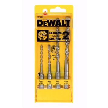 HAMMERBORSETT DEWALT SDS-PLUS 5-10MM 4 DELER