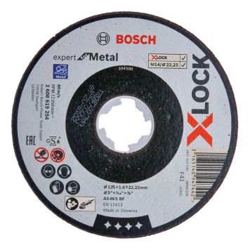 KAPPSKIVE BOSCH X-LOCK EFM 125X22,2X1,6MM