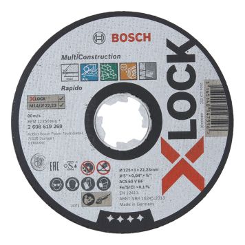 KAPPSKIVE BOSCH XL MULTICONSTRUCTION 125X22,2X1,0MM