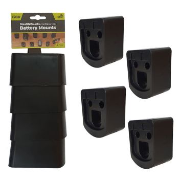 BATTERIHOLDER STEALTHMOUNTS RYOBI 18V ONE+ 4STK