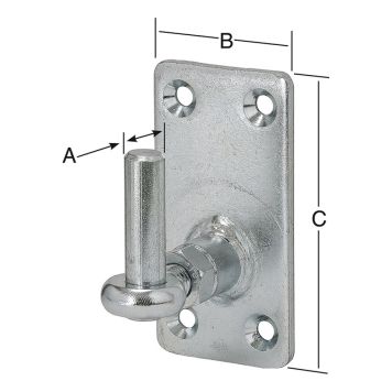 PORTHENGSEL VORMANN 13X50X100MM 