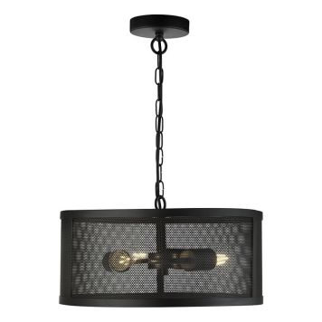 TAKLAMPE SEARCHLIGHT FISHNET 3L PENDEL SVART