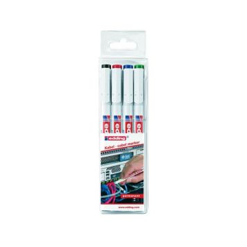 MARKERINGSPENN EDDING KABEL PERMANENT 4PK