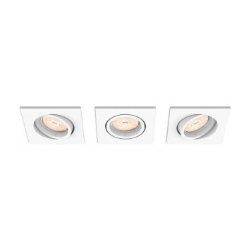 DOWNLIGHT PHILIPS DONEGAL HVIT 3PK