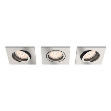 DOWNLIGHT PHILIPS DONEGAL MATT KROM 3PK