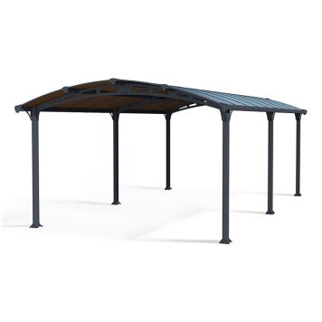 CARPORT CANOPIA ARCADIA 18,5M² BRONSE/GRÅ