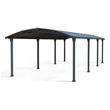 CARPORT CANOPIA ARCADIA 25,2M² BRONSE/GRÅ