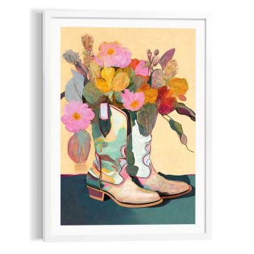 BILDE REINDERS FLOWER BOOTS WHITE 50X70CM