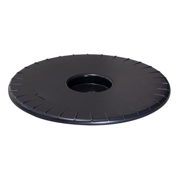 RULLEBRETT WAGNER 0452 ULTRAFLAT SORT Ø30 CM 100 KG