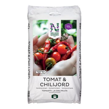 TOMAT- & CHILIJORD NELSON GARDEN 15L