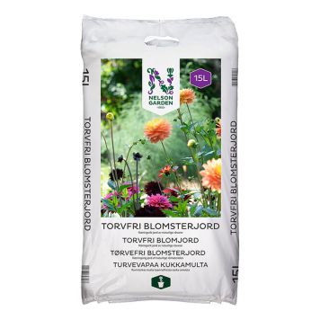 BLOMSTERJORD NELSON GARDEN TORVFRI 15L