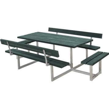 BORD/BENKESETT PLUS BASIC 2 RYGGER 2 PÅBYGNING 260X184CM