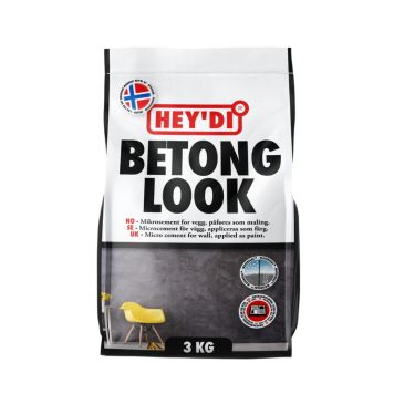 MIKROSEMENT HEY'DI BETONGLOOK LAVA 3 KG 