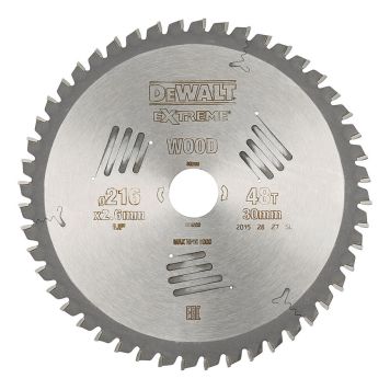 SAGBLAD DEWALT EXTREME DT4320-QZ 216X30MM 48T