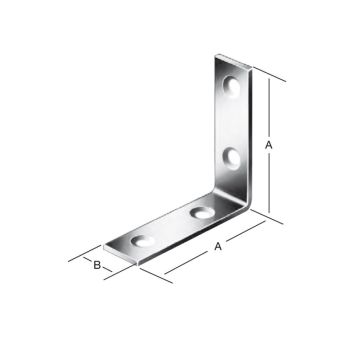 MØBELVINKEL VORMANN 25X25MM 12STK