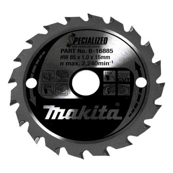 SAGBLAD MAKITA B-16885 85X15MM 20T