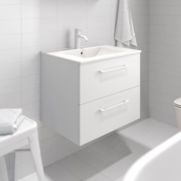 SERVANTSKAP BATH DELUXE CAMDEN 60 CM HVIT MATT