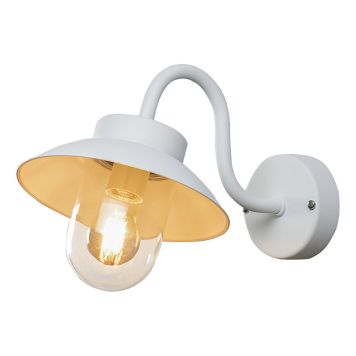 VEGGLAMPE KONSTSMIDE VEGA MINI HVIT