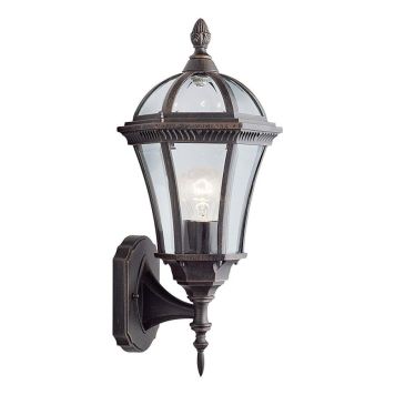 VEGGLAMPE SEARCHLIGHT CAPRI RUSTIKK BRUN