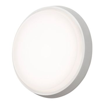 VEGGLAMPE KONSTSMIDE CESENA RUND LED HVIT IP54