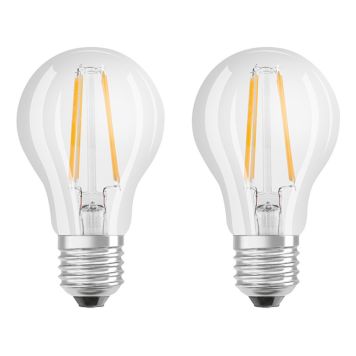 LYSKILDE OSRAM LED E27 806LM 6W 2-PK