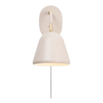 VEGGLAMPE NORDLUX FLEUR BEIGE