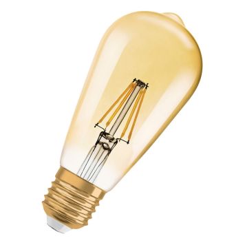 LYSKILDE OSRAM LED EDISON GOLD E27 200LM 2,8W