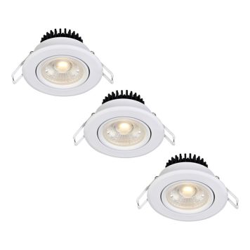 DOWNLIGHT MARKSLÖJD VIDAR 3-PAK HVIT