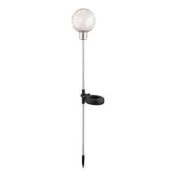 SOLCELLELAMPE GLOBO EDELSTAHL 72CM