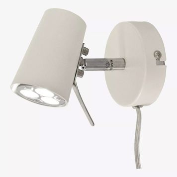 VEGGLAMPE ANETA LIGHTNING PILOT HVIT