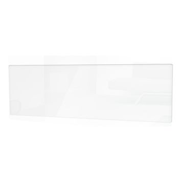 PANELOVN FRONT DIMPLEX CLIP ON GLASS HVIT 24X137CM