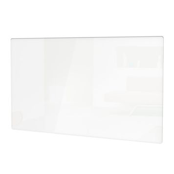 PANELOVN FRONT DIMPLEX CLIP ON GLASS HVIT 44X67CM