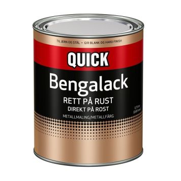 METALLMALING QUICK BENGALACK RETT PÅ RUST A-BASE 0,68L