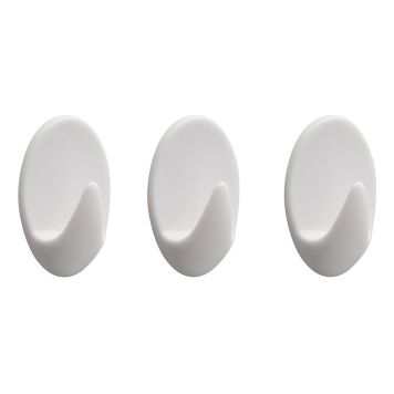 HÅNDKLEKROK TIGER BASELINE STOR 1,5CM HVIT 3-PACK